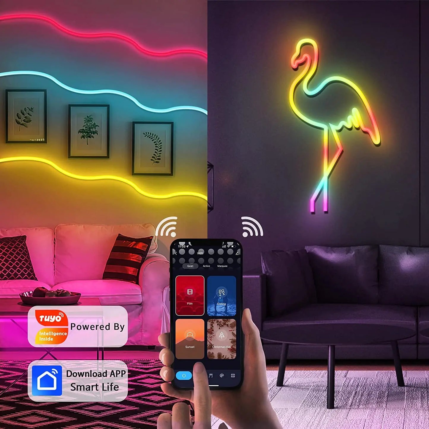 Smart Neon Strip - LED Lights RGB-IC WiFi